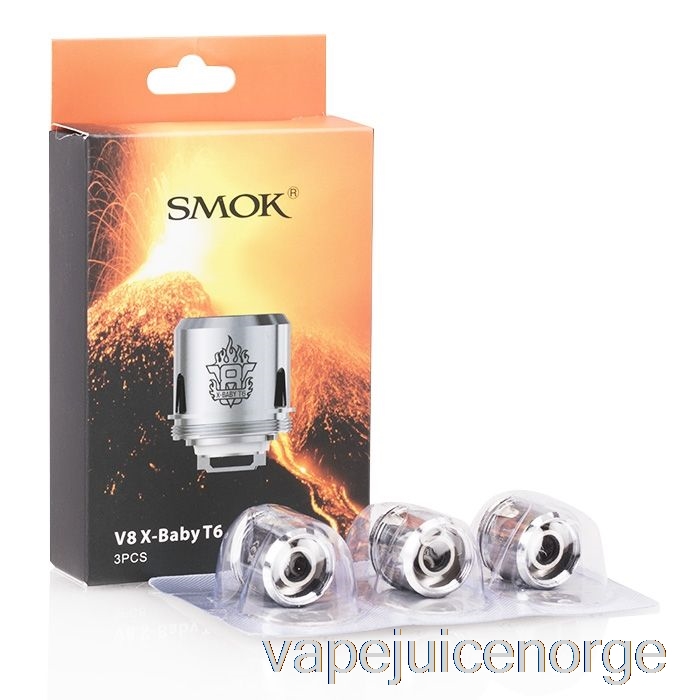 Vape Uten Nikotin Smok Tfv8 X-baby Replacement Coils 0,2ohm V8 X-baby T6 Core